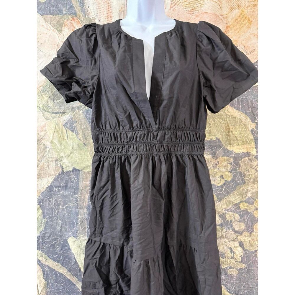 Anthropologie Black Tiered Maxi Dress - Picture 13 of 14